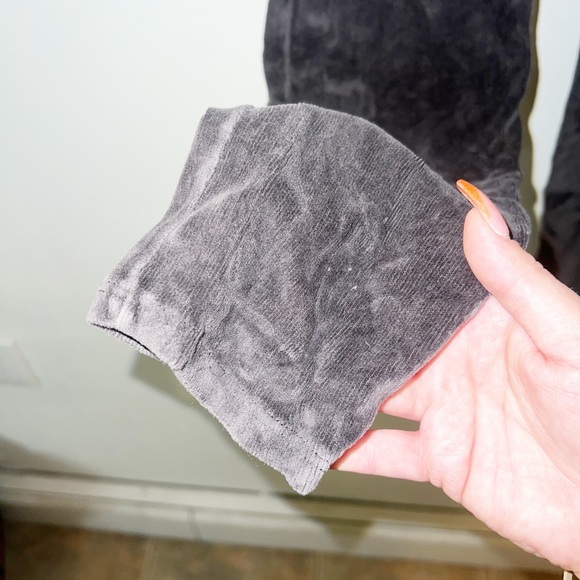 Athleta gray corduroy high waisted metro cord leggings with pockets - Picture 7 of 10